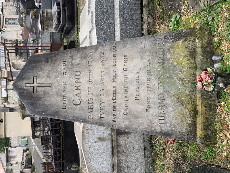 Tombe de Nicolas Léonard Sadi Carnot